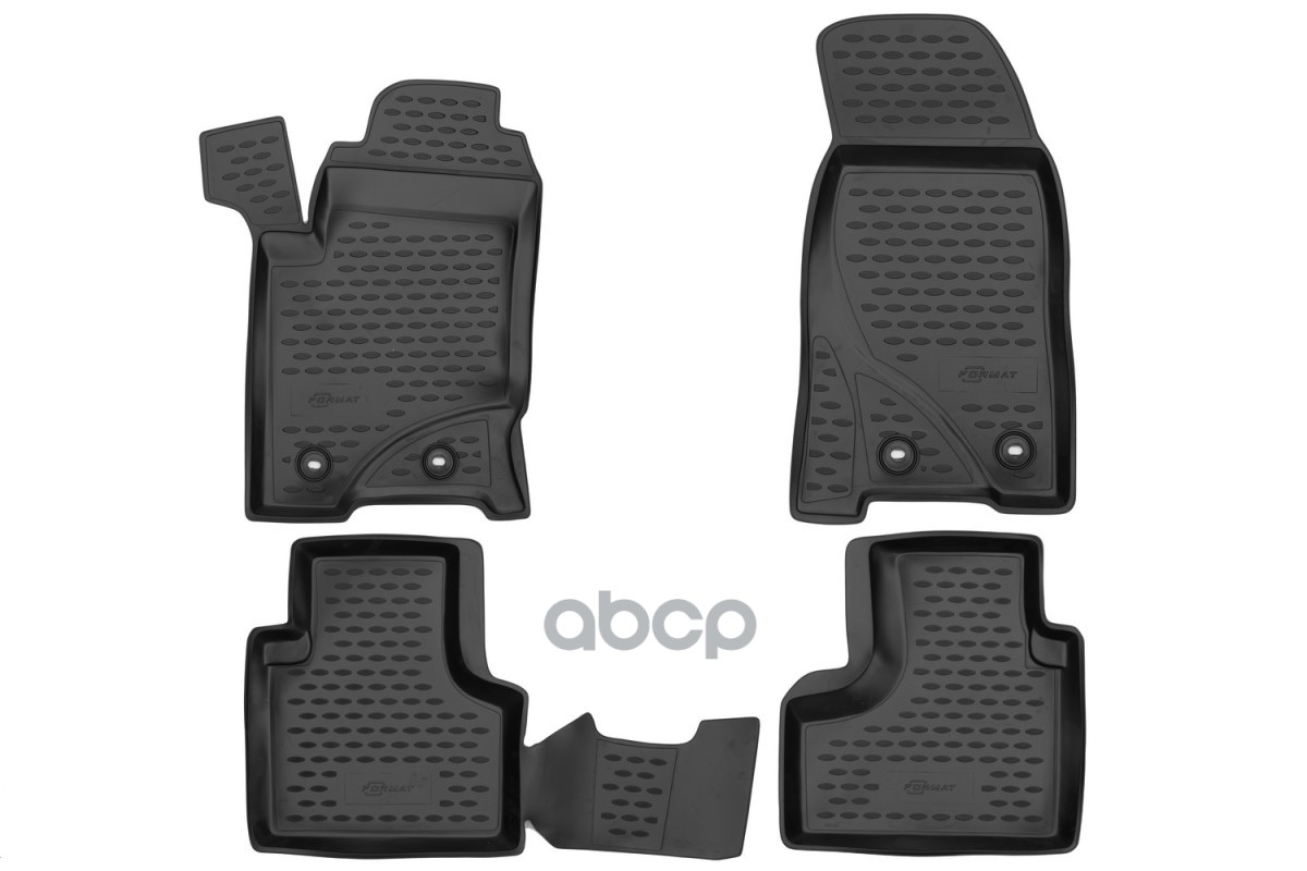 Коврики в салон для CHEVROLET NIVA 2009-2020, LADA NIVA Travel (I) 2020-, 4 шт. (ПУ, повыше / Шевроле Нива FORMAT арт. FORMAT...