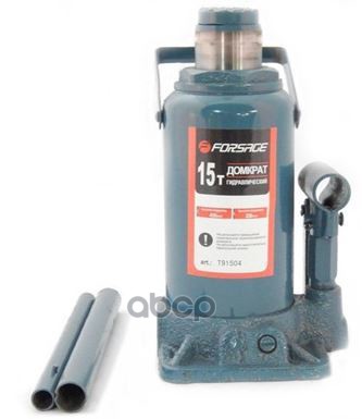 Домкрат Бутылочный 15 Т, Высота Подхвата 230 Мм, Высота Подъма 460 Мм, Ход Штока 150 Мм, С Клапаном И Доп. Ремкомплектом FORS...