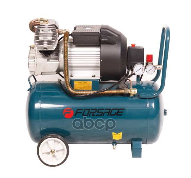 Компрессор Пневматический 2-Х Поршневой С Прямым Приводом, 50 Л, 2.2 Квт, 356 Л/Мин, 8 Бар, 220В FORSAGE арт. F-V30/50