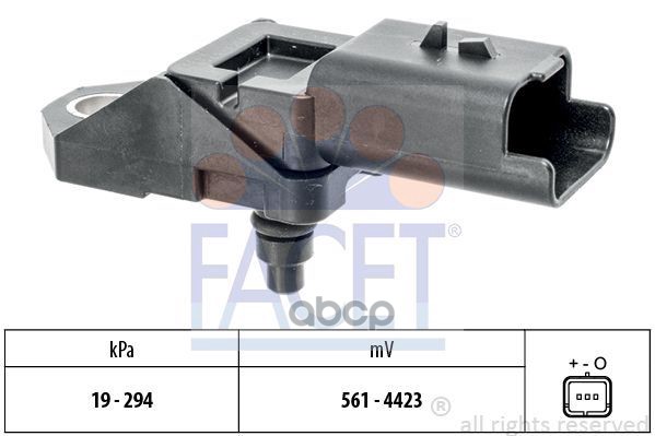 Датчик Давления Воздуха Citroen: Berlingo Ii 1.2 16-, Berlingo Iii 1.2 18-, C3 Ii/Iii 1.2 14-, C3 Picasso 1.2 15-, C4 Cactus ...