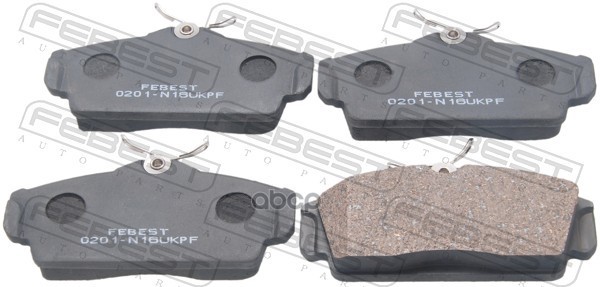 Колодки Тормозные | Перед Прав/Лев | Febest арт. 0201N16UKPF