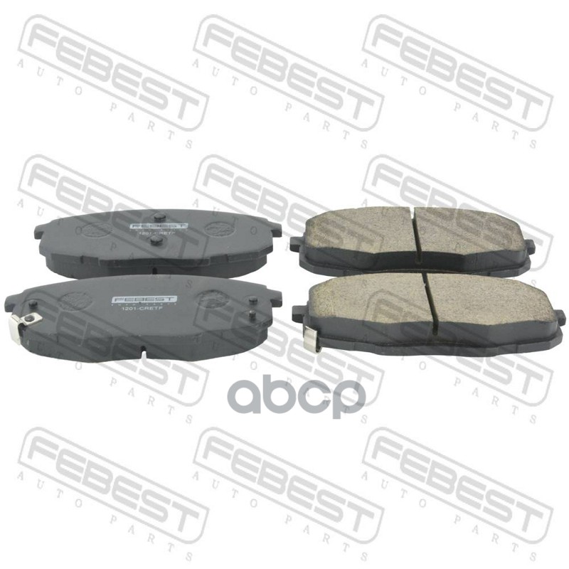 Колодки тормозные передние Febest арт. 1201CRETF