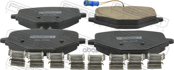 КОЛОДКИ ТОРМОЗНЫЕ ЗАДНИЕ CERAMIC 1601-167CR Febest арт. 1601-167CR