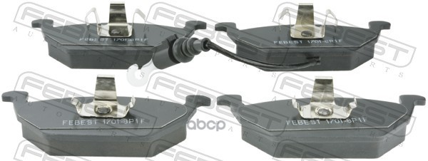 Колодки передние VW POLO SEDAN 1701-8P1F Febest арт. 1701-8P1F