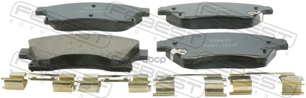 Колодки передние OPEL ASTRA J 2010- 1801-ASJF Febest арт. 1801-ASJF