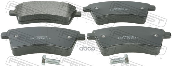 КОЛОДКИ ТОРМОЗНЫЕ ПЕРЕДНИЕ КОМПЛЕКТ RENAULT KANGOO 2008- Febest арт. 2401-kaniif
