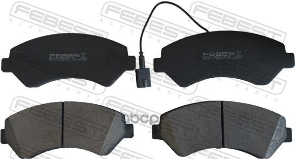 Колодки тормозные передние комплект (с датчиком износа) Febest арт. 2501BOXIIIF