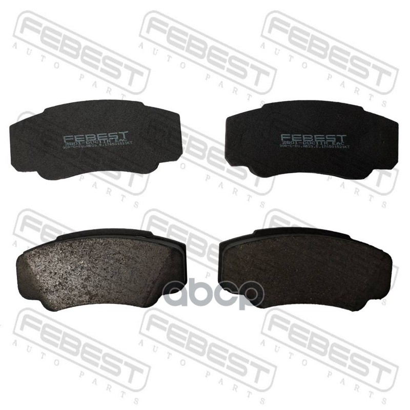 Колодки тормозные задние Febest арт. 2801DUCIIR