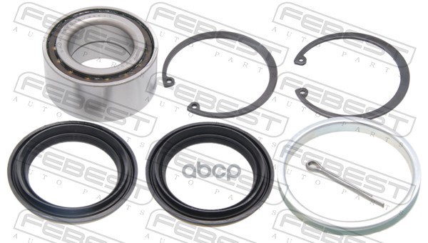 Подшипник ступичный передний ремкомплект 42X76X35X38 Febest арт. DAC42763538KIT