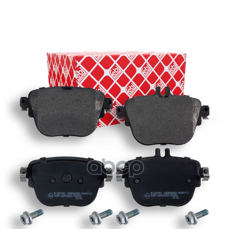 Колодки Тормозные Дисковые К-Т | Зад | Febi арт. 171001