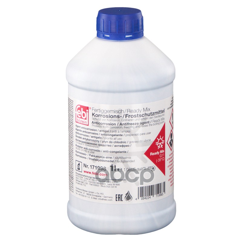 Антифриз FEBI G11 готовый -35 синий 1 л 171998 Febi арт. 171998