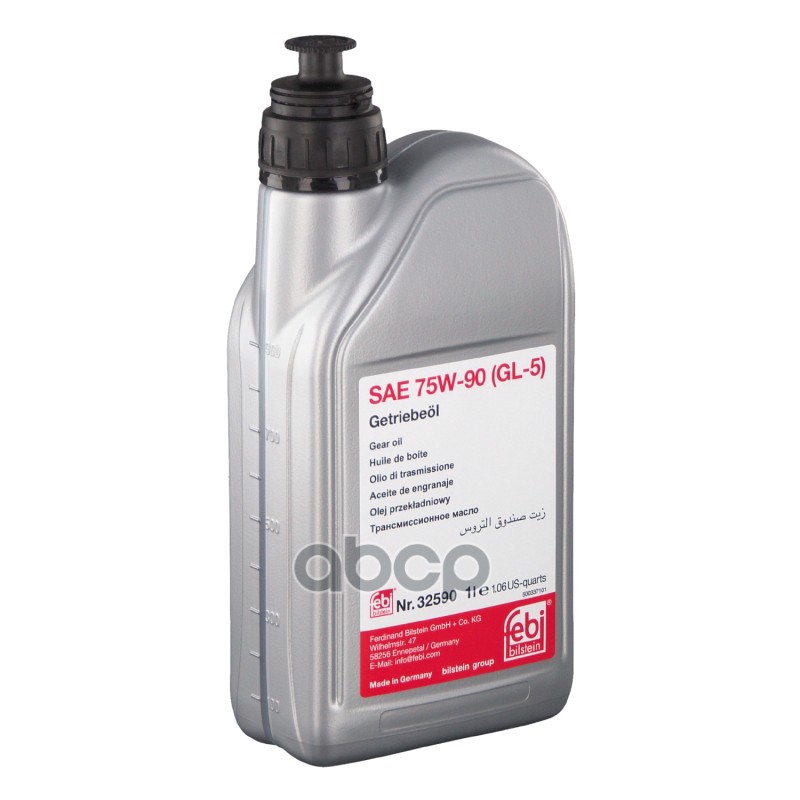 Масло трансмиссионное Febi Gear box Oil 75W90 1 л 32590 Febi арт. 32590