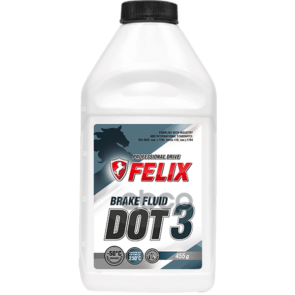 Тормозная Жидкость Dot-3, 455Гр Felix арт. 430130007