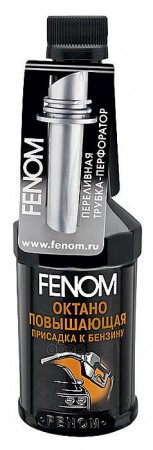 Октано-повышающая добавка к бензину  300 мл Fenom арт. fn819n
