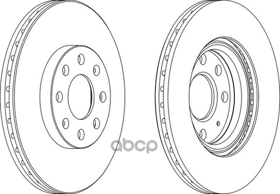 Диск Тормозной Передний Opel Corsa D Ferodo Ddf1304c Ferodo арт. DDF1304C