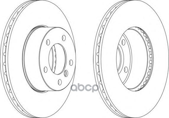 Диск Тормозной Передний Bmw 1-E81/E82/E87/E88 / 3-E90/E91/E92/E93 / Z4-E84 Ferodo Ddf1536 Ferodo арт. DDF1536