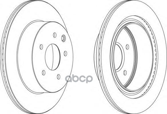 Диск Тормозной Задний Nissan Qashqai/X-Trail/Renault Koleos Ferodo Ddf1579 Ferodo арт. DDF1579