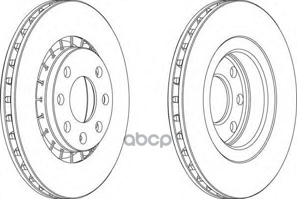 Диск тормозной Ferodo арт. ddf206