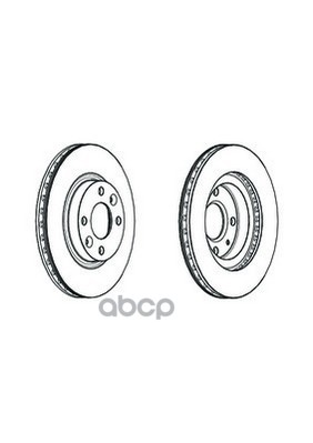 Диск Тормозной Ferodo арт. ddf2327c