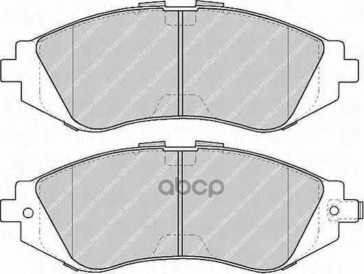 Колодки Тормозные Передние Ferodo Fdb1116 Ferodo арт. FDB1116