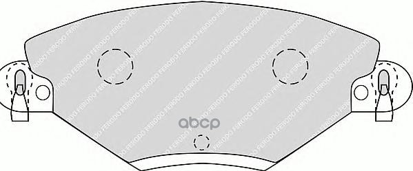 Колодки передние CITROEN C5 FERODO FDB1411 Ferodo арт. FDB1411