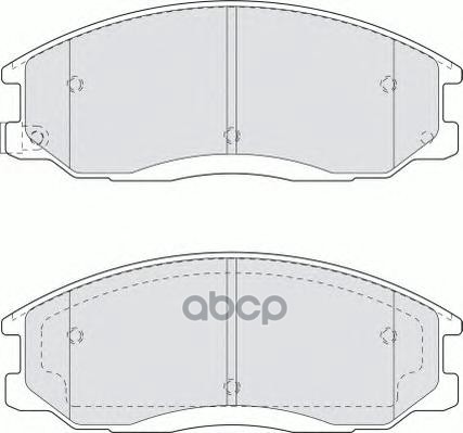 Колодки передние FERODO FDB1605 Ferodo арт. FDB1605