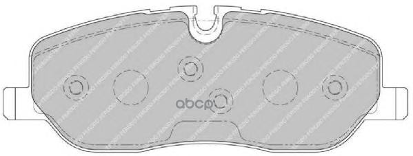 Колодки передние Discovery III/Range Rover 05-> FERODO FDB1615 Ferodo арт. FDB1615