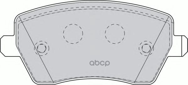 Колодки Тормозные Передние Ferodo Fdb1617 Ferodo арт. FDB1617