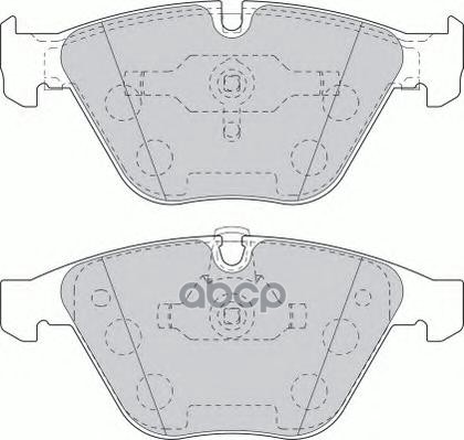 Колодки передние BMW E90/E60/65 FERODO FDB1628 Ferodo арт. FDB1628