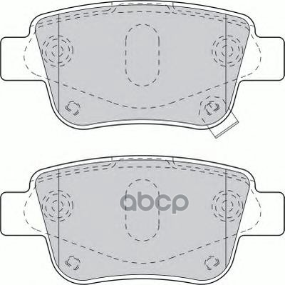 Колодки задние TOYOTA FERODO FDB1649 Ferodo арт. FDB1649