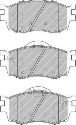 Колодки передние HYUNDAI i20 / KIA Rio II 05-11 FERODO FDB1955 Ferodo арт. FDB1955
