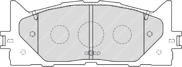 Колодки передние TOYOTA CAMRY 06-> FERODO FDB1991 Ferodo арт. FDB1991