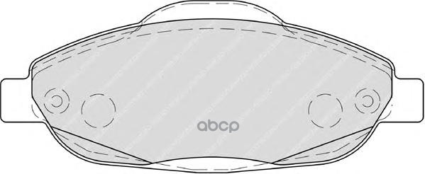 Колодки Тормозные Передние Ferodo Fdb4003 Ferodo арт. FDB4003