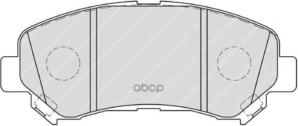 Колодки передние NISSAN QASHQAI/ X-TRAIL FERODO FDB4051 Ferodo арт. FDB4051