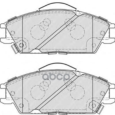 Колодки передние HYUNDAI ACCENT 1.3 1.5 1.6 00-> GETZ 1.1 1.3 1.6 FERODO FDB4076 Ferodo арт. FDB4076