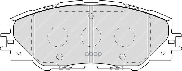 Колодки Тормозные Передние Ferodo Fdb4136 Ferodo арт. FDB4136