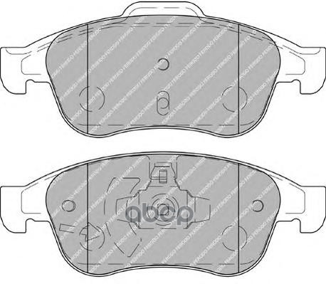 Колодки передние RENAULT DUSTER 10-/FLUENCE 10-/MEGANE III 08- FERODO FDB4180 Ferodo арт. FDB4180
