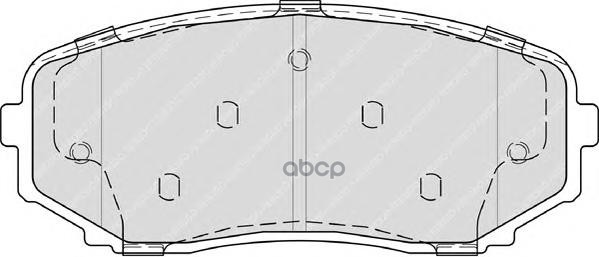 Колодки передние MAZDA CX-7/CX-9 FERODO FDB4365 Ferodo арт. FDB4365