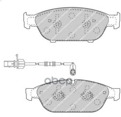 Колодки Тормозные Audi A8 3.0-4.2 (1Ll) 09- Передние Ferodo арт. FDB4397