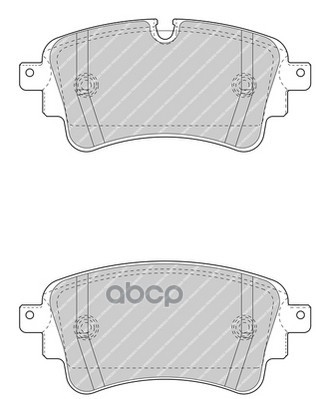 Колодки Задние Audi A4 (B9), Q5 2015- Fdb4617 Ferodo арт. FDB4617