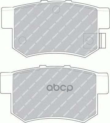 Колодки задние FERODO FDB956 Ferodo арт. FDB956