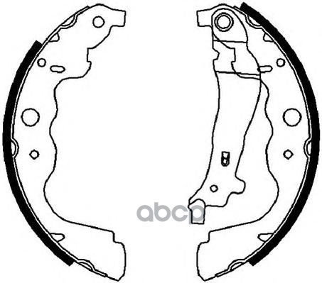 Колодки барабанные FERODO FSB4031 Ferodo арт. FSB4031