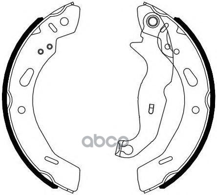 Колодки тормозные барабанные FSB4080 Ferodo арт. FSB4080