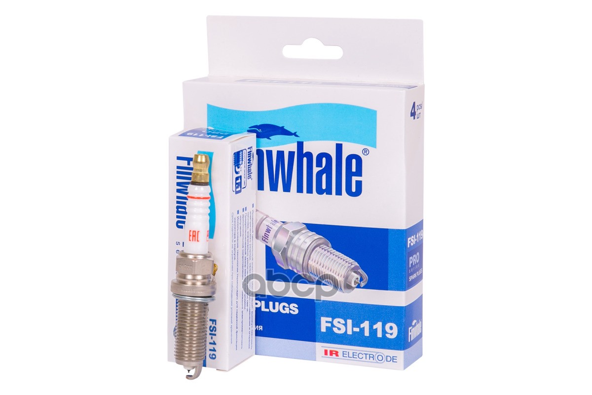 Свеча зажигания IRIDIUM VESTA(GFL44), XRAY(GAB43), NISSAN, RENAULT, TOYOTA, MAZDA, SUBARU, HONDA, CITROEN FSI119 Finwhale арт...