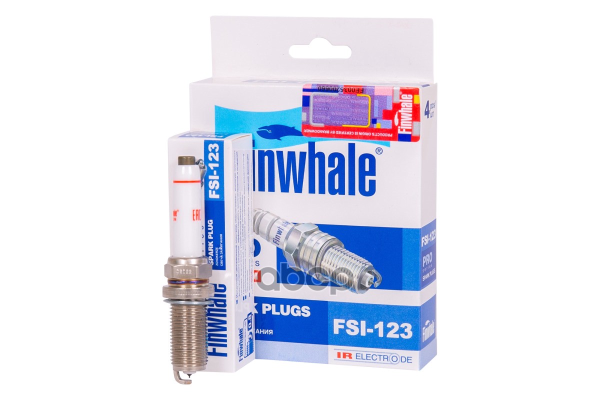 Свеча зажигания IRIDIUM KODIAQ(NS7), TIGUAN(AD1, BT1), OCTAVIA(12-20), AUDI FSI123 Finwhale арт. FSI123