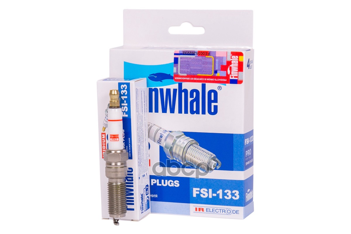 Свеча зажигания IRIDIUM ASTRA(B16), INSIGNIA(13-,17-), MOKKA(J13), ZAFIRA (P12) FSI133 Finwhale арт. FSI133