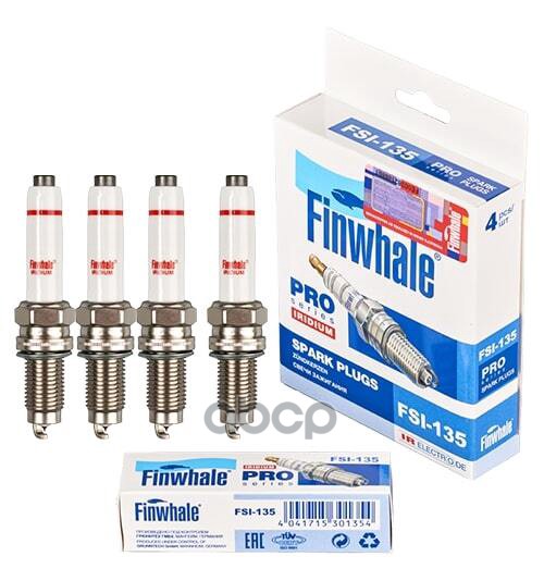 Свеча зажигания IRIDIUM Rapid / Fabia III Polo V-VI / Golf VII  FSI135 Finwhale арт. FSI135