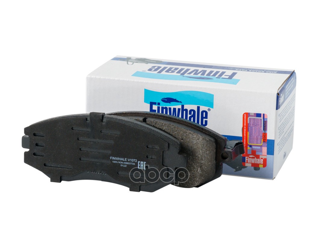 Колодки передние дисковые FORESTER(03-/13-) IMPREZA(01-16) LEGACY(03-14) OUTBACK(03-14) V1072 Finwhale арт. V1072