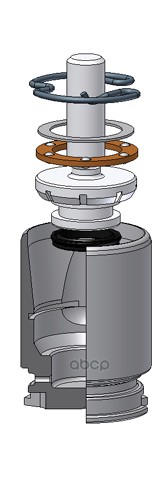 Поршень суппорта с механизмом FIAT BRAVO  BRAVA  STILO / OPEL ZAFIRA 09-04-> / ASTRA G 98- BOSCH TYP Frenkit арт. k384702