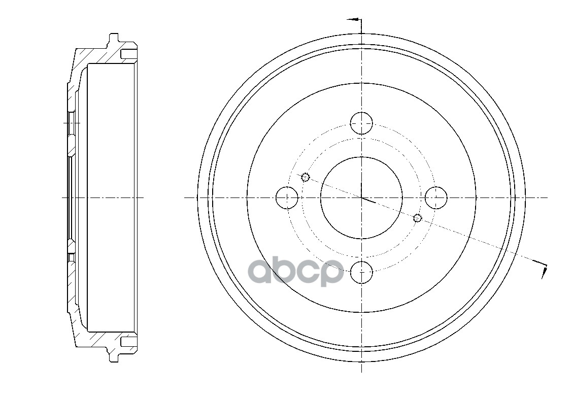 Барабан Тормозной Gd06675 G-BRAKE арт. GD06675